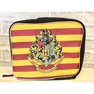 Harry Potter Hogwarts Multi Crest Insulated Lunch Box Tote Bag